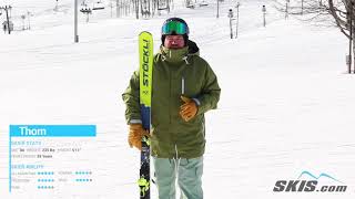 Thoms ReviewStockli Laser AX Skis 2021Skiscom [upl. by Remat]