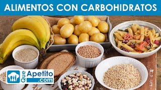 8 Alimentos Ricos en HIDRATOS DE CARBONO 🥯✅  QueApetito [upl. by Retsev647]