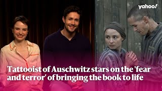 Tattooist of Auschwitz stars on the fear and terror of bringing the book to life  Yahoo Australia [upl. by Urson]