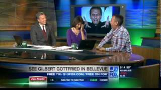 GILBERT GOTTFRIED ON Q13 FOX NEWS  PARLOR LIVE COMEDY CLUB [upl. by Allison500]