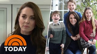 Kate Middleton addresses family photo that sparked backlash [upl. by Kris]