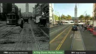 A Trip Down Market Street Then and Now [upl. by Yhtir]