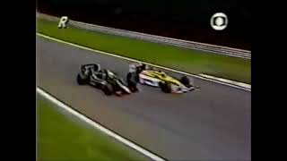 Piquet vs Senna  Overtake 1986 Germany Grand prix [upl. by Hube]