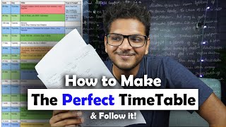 How To Make a TimeTable That Actually Works  Anuj Pachhel [upl. by Jara192]