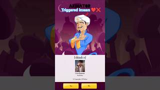 Akinator Found Triggered insaan ❤️😍🥰viralshort trending ytshorts liveinsaan [upl. by Annayk887]