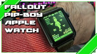 Turn your Apple Watch into a Working Fallout PipBoy OUT DATED [upl. by Esertap]