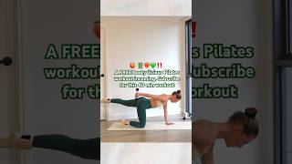 Free 40min Pilates workout Subscribe for this workout booty gluteworkout homeworkout pilates [upl. by Artenek]