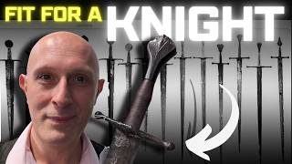 What is a REAL MEDIEVAL KNIGHTS SWORD like Amazing Castillon Type B Arming Sword [upl. by Dnomsaj]