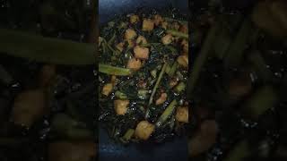 ADOBONG KANGKONG WITH TOKWA shorts [upl. by Eicats]