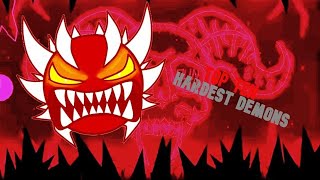 Top Ten Hardest Demons In Geometry Dash March 12th 2024  March 17th 2024 [upl. by Miner132]