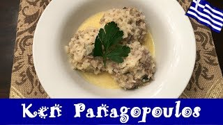 Yiouvarlakia Avgolemono  Greek Giouvarlakia Avgolemono Recipe [upl. by Gilly961]