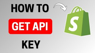 How to Get Api Key on Shopify Tutorial  2024 [upl. by Mackler]