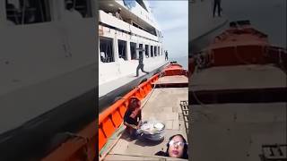 ভয়ংকর বিপদ। উল্টে নিচে পড়ে গেলyoutubeshorts launchaccident boat riverseatitanic dolfines [upl. by Ellenid]