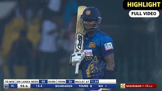 Sri Lanka vs Zimbabwe 1st t20 Full Match Highlight 2024  SL vs ZIM T20 Highlight 2024 [upl. by Yrahk224]