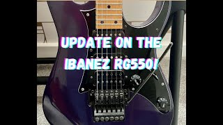 RG550 Update and first time using a Wah pedal [upl. by Atlante415]