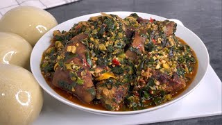 How to Make Delicious Okra Soup  The Authentic Nigerian Okra Soup Recipe [upl. by Chuch]