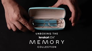 Unboxing The Bendable Eyeglasses  Memory Metal  Lenskart Unboxing  Lenskart [upl. by Hedwiga]