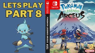 POKEMON LEGENDS ARCEUS  LETS PLAY PART 8  COBALT COASTLANDS [upl. by Einnhoj]