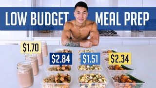 How To Build Muscle For 8Day HEALTHY MEAL PREP ON A BUDGET [upl. by Fredela951]