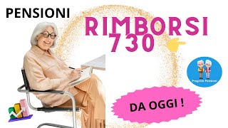 PENSIONI RIMBORSI 730 ğŸ‘‰ AL VIAâ—ï¸ INVIATE i MODELLI 730 da Oggi ğŸ“ƒ [upl. by Lorrad649]