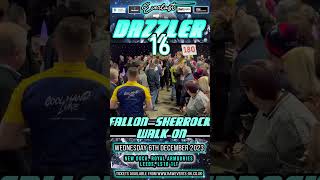 Fallon Sherrock Walk On At Dazzler 16 shorts [upl. by Silverts]