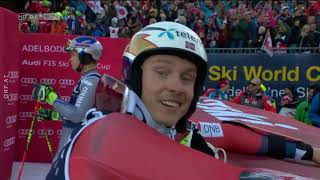 Hirscher gewinnt Adelboden 2018 mit schweren Fehlern [upl. by Nauqas]