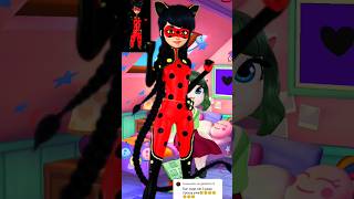 Bug Noir Miraculous Ladybug My Talking Angela 2 bugnoir miraculous ladybug miraculousladybug [upl. by Jairia]