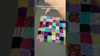 crochet patchwork blanket 😛 crochet 2024 shorts craft youtubeshorts youtube like subscribe [upl. by Llerdnam490]