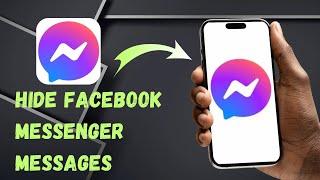 How to Hide Facebook Messenger messages on iPhone iOS 18 [upl. by Koblick732]