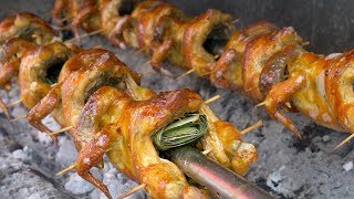 Thai Grilled Chicken  Thai Street Food [upl. by Litt]