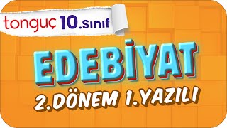 10Sınıf Edebiyat 2Dönem 1Yazılıya Hazırlık 📑 2024 [upl. by Ashatan627]