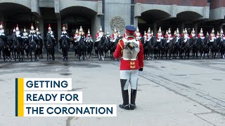 Behind the scenes with the Household Cavalry on Coronation Day [upl. by Wymore]