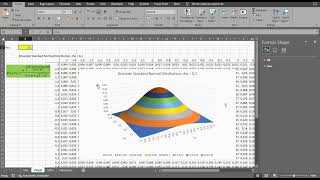 Excel  Bivariate Normal Distribution [upl. by Zetnas581]