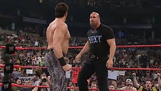 Goldberg lays waste to 3Minute Warning Raw April 28 2003 [upl. by Zurn378]