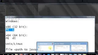 Quick Trick to find if Java JVM JDK supports 32 or 64 bit version on All Operating Systems [upl. by Dnaleel]