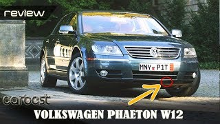 AMAZING The Volkswagen Phaeton W12 Was a 120000 VW Ultra Luxury Sedan  CarBest [upl. by Oelc]