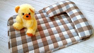 How to Make a Pet Bed with a Removable Pillow Part 22  Pillow [upl. by Tnahsarp616]