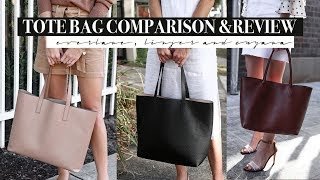 Best Tote Bag for Work Linjer Everlane and Cuyana Tote Bag Review amp Comparison  Mademoiselle [upl. by Hjerpe41]