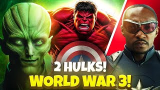 Adamantium amp Red Hulk  Captain America Brave New World Trailer Breakdown amp Hidden details  Hulk [upl. by Leonsis844]