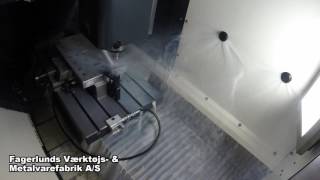 Trochoidal Milling  Kennametal UGDE with chipbreaker test [upl. by Spearing]