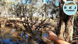 Fishing the flooded Campaspe River [upl. by Attelrahc]