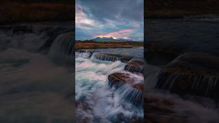 Beautiful WATERFALLS OF NORWAY WILD CAMPING in RONDANE National Park IN Norway shorts [upl. by Leach669]