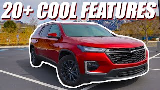 20 COOL and INTERESTING FEATURES of the 2022 CHEVY TRAVERSE [upl. by Adila]