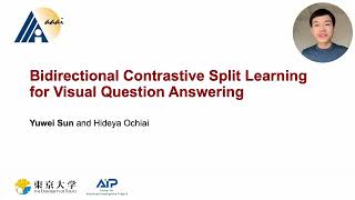 AAAI 24 Bidirectional Contrastive Split Learning for Visual Question Answering [upl. by Bari]