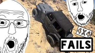 Jeep 4x4 and Offroad FAILS compilation 2023 [upl. by Benjamin]