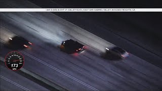 022224 Corvette tops 170 mph in LA freeway chase [upl. by Assenar]