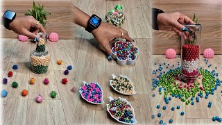 Satisfying Reverse Beads ASMR ♥️♥️♥️ 27 reverse asmr satisfying [upl. by Eade249]