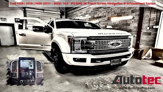 Ford F250  F350  F450 2017 – 2022 144″ IPS QHD 2K TouchScreen Navigation amp Infotainment System [upl. by Garlanda]