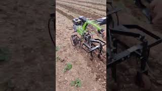 Agrimate 7 hp Petrol Power Weeder With cage wheels Attachment [upl. by Vick]