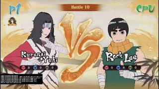 NXBUNSC Kurenai Yuhi vs RTB Rock Lee Requested [upl. by Sachi]